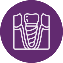 Icono de implantes dentales
